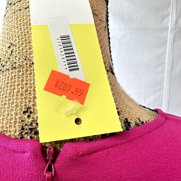 Maison Martin Margiela Women's Pink Midi Sheath Dress Sz 40/4 Knit Jersey Italy - Picture 11 of 16